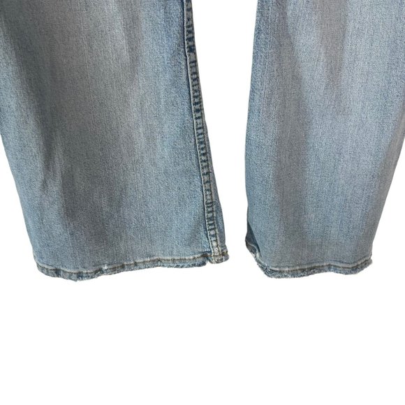 Vintage Y2K Light Blue Flare Leg Denim Low Rise Jeans 7 - Picture 15 of 16